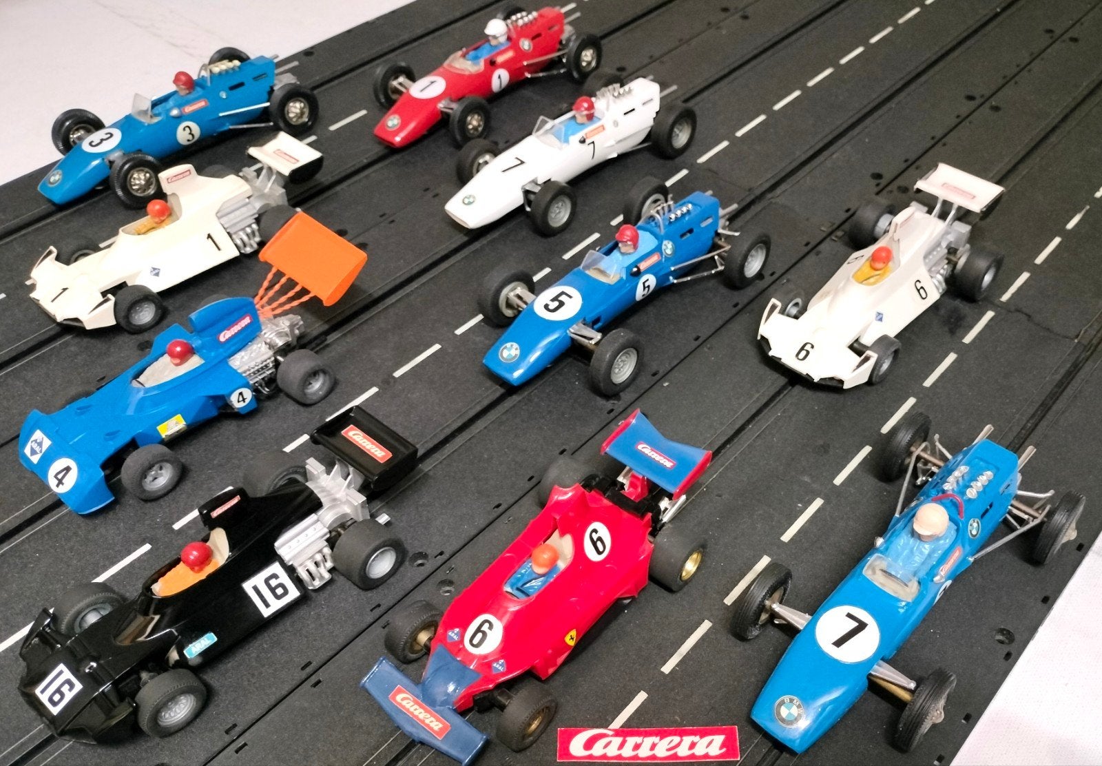 Carrera Universal racebaan racewagens formule 1 & 2 Ferrari., Ophalen of Verzenden, Nieuw, Elektrisch, Carrera