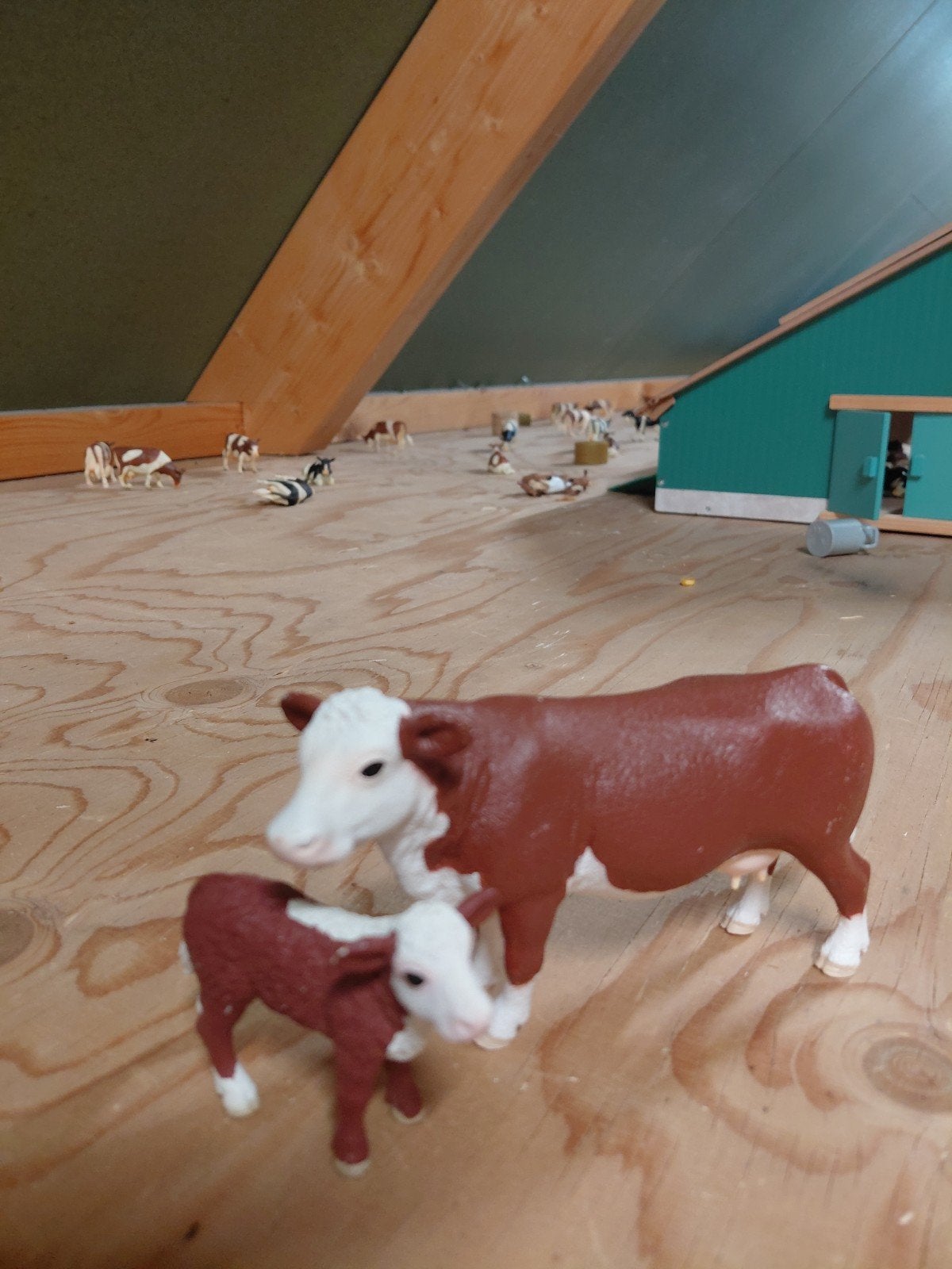 Schleich Koe met kalf, Ophalen of Verzenden, Zo goed als nieuw, Jongen of Meisje
