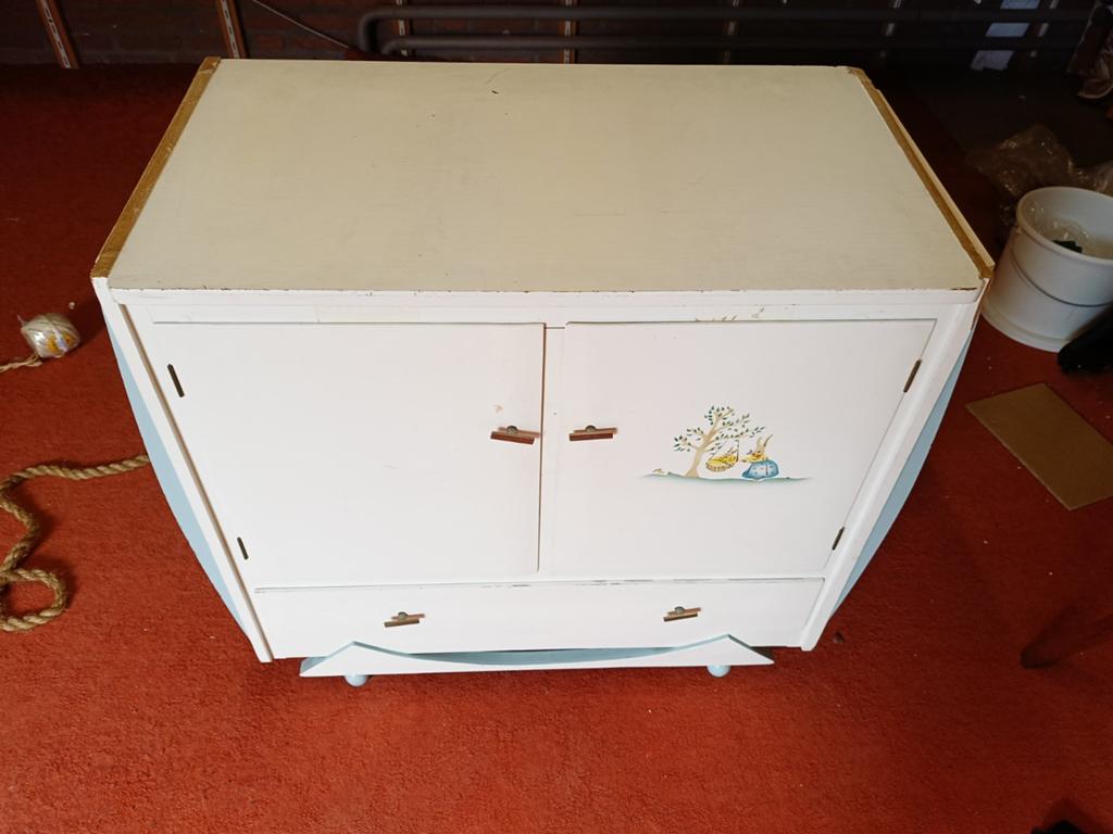 Commode uit jaren 60, Ophalen, Gebruikt, 50 tot 70 cm, 100 cm of meer