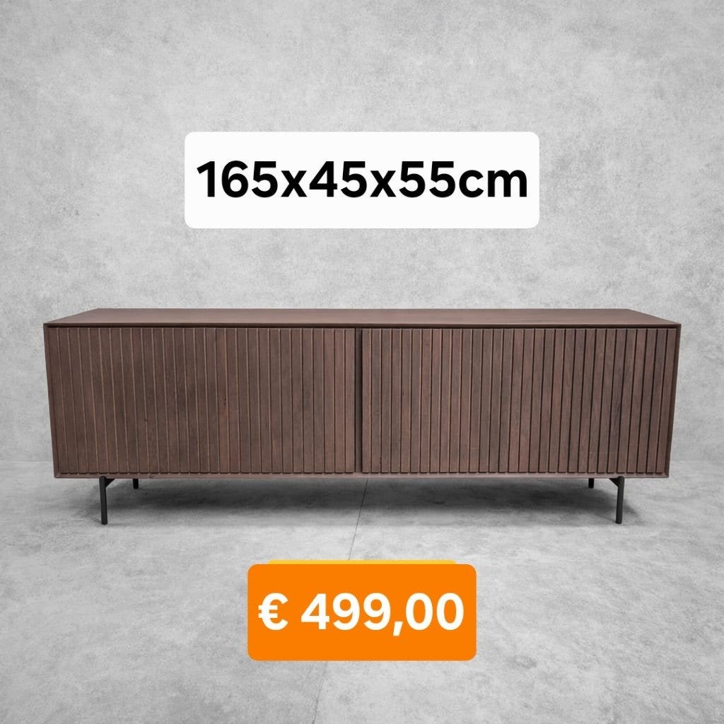 Japandi modern trendy bruin latjes, Ophalen of Verzenden