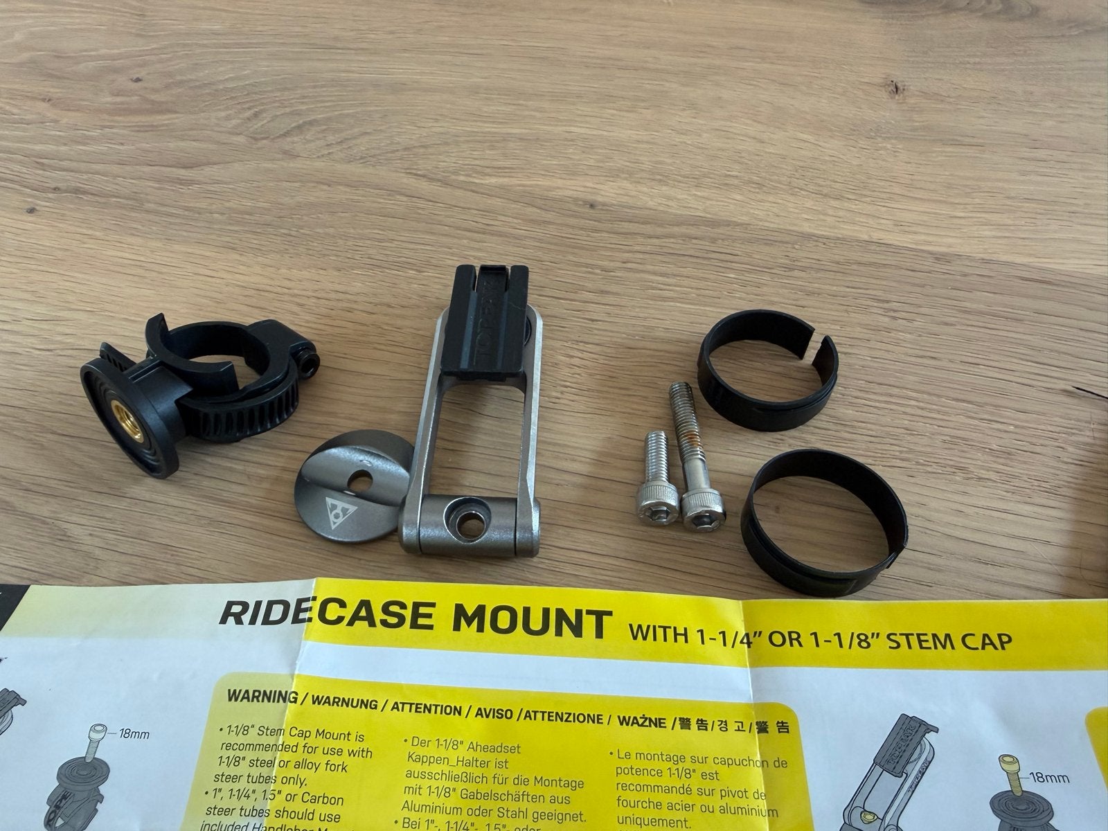 Topeak Ridecase Mount, Ophalen of Verzenden, Zo goed als nieuw