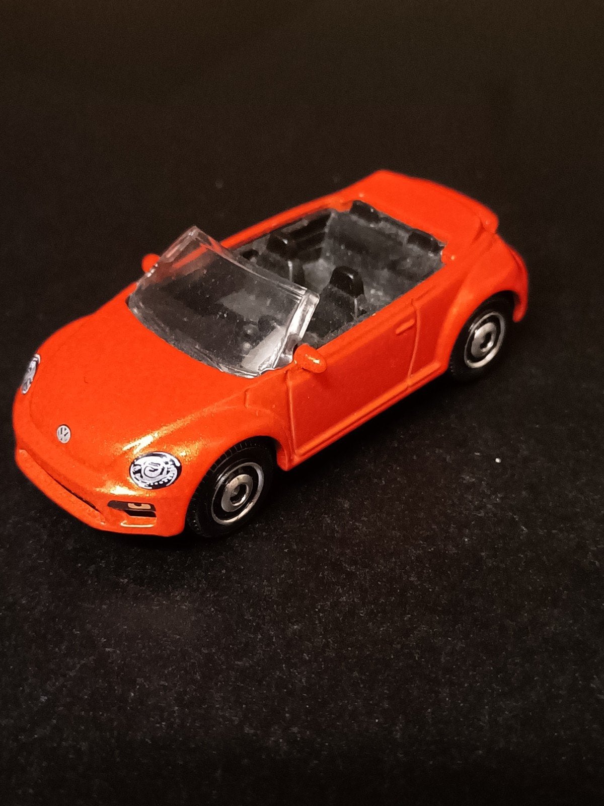 matchbox Volkswagen Kever Cabriolet Speelgoedauto - Oranje, Ophalen of Verzenden, Zo goed als nieuw, Auto