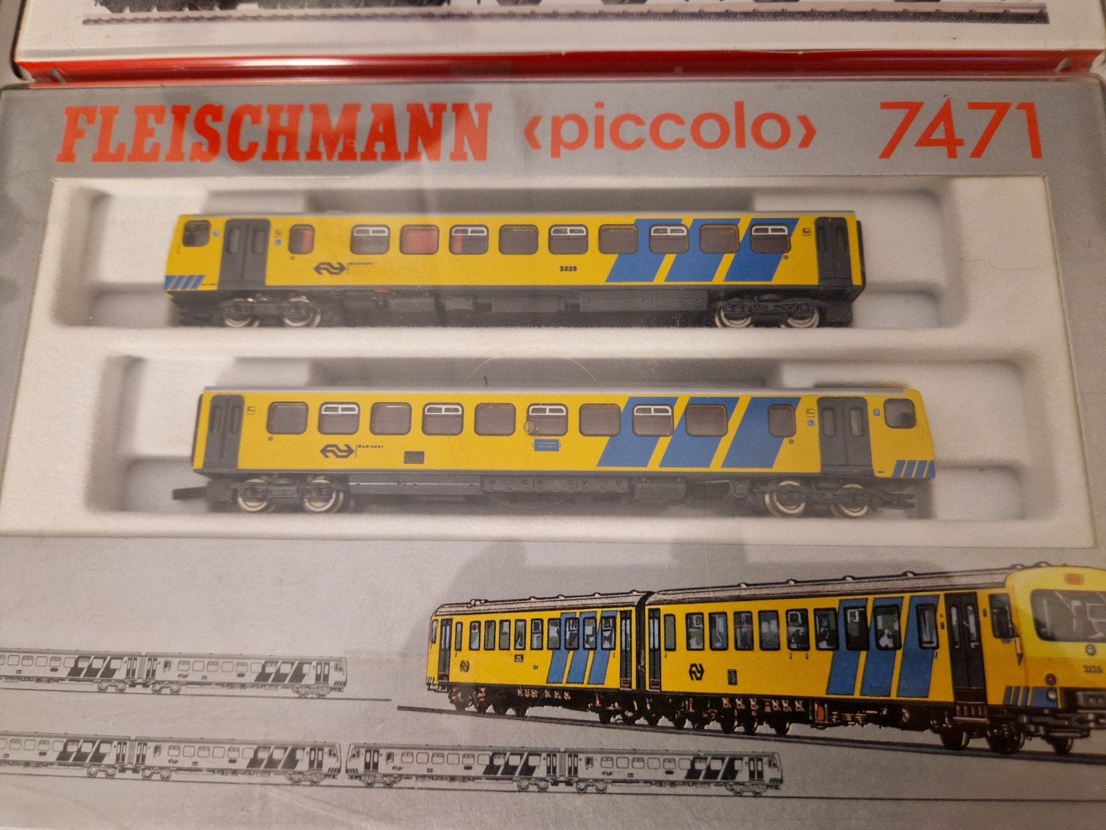 Fleischmann piccolo wadloper ovp 7471, Fleischmann, Analoog, Ophalen of Verzenden, Zo goed als nieuw