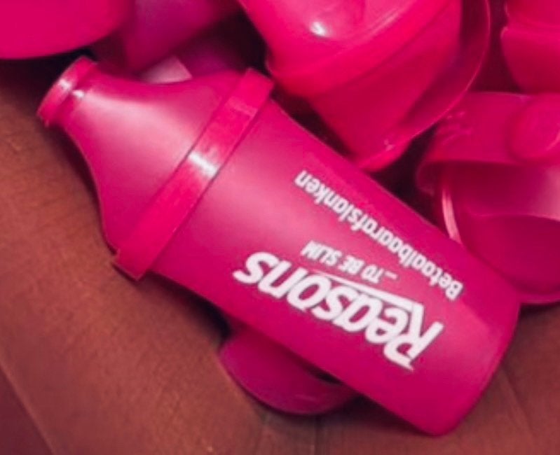 Roze Shake Bekers - Nieuw in doos per stuk of doos te koop, Ophalen of Verzenden, Nieuw