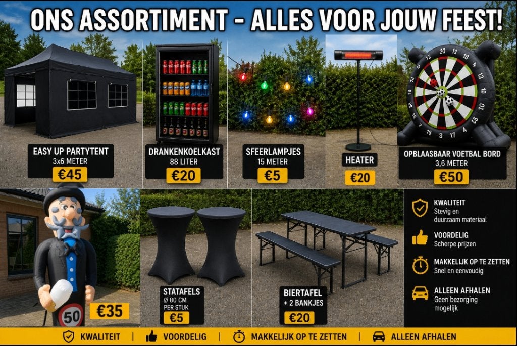 Feest artikelen per stuk, Ophalen, Partygalaxyshop@hotmail.com, Partygalaxyshop, Nieuw