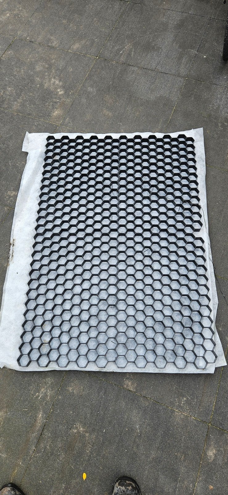 2 grindmatten 80x120x3.5, Tuin en Terras, Ophalen, Wit, Overige typen