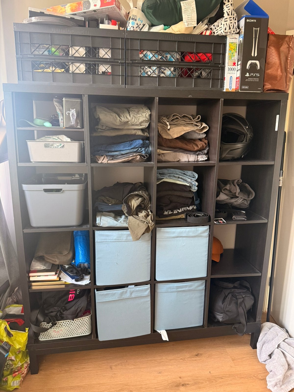Kallax kast 4x4, Gebruikt, Minder dan 100 cm, 25 tot 50 cm, 50 tot 100 cm