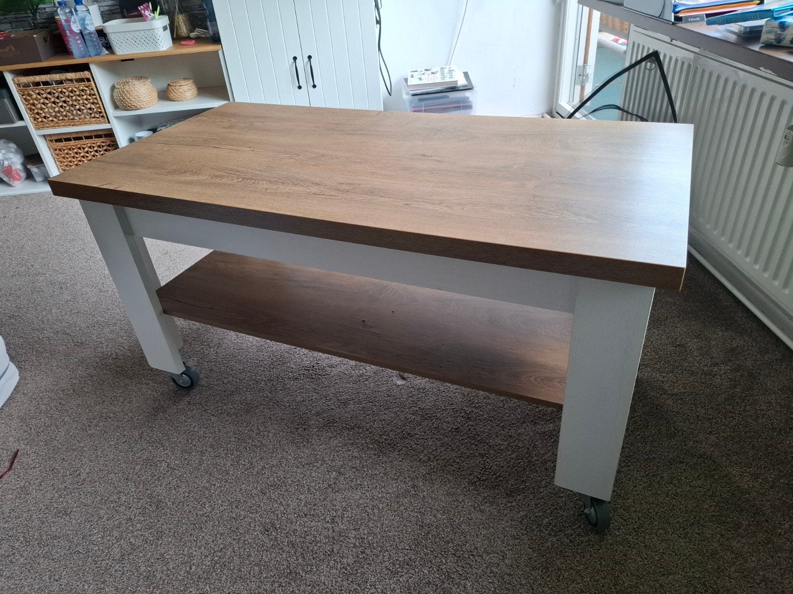 salontafel, Huis en Inrichting, 100 tot 150 cm, Zo goed als nieuw, Rechthoekig, 50 tot 100 cm