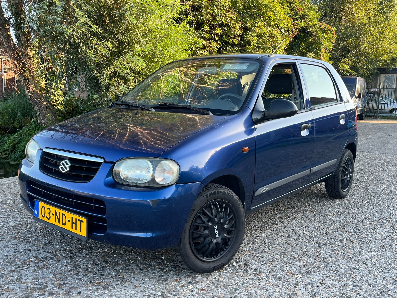 Suzuki Alto 1.1 AUTOMAAT 2003 Blauw / ELECTR RAMEN / APK***, 4 cilinders, Origineel Nederlands, Bedrijf, 23 €/maand