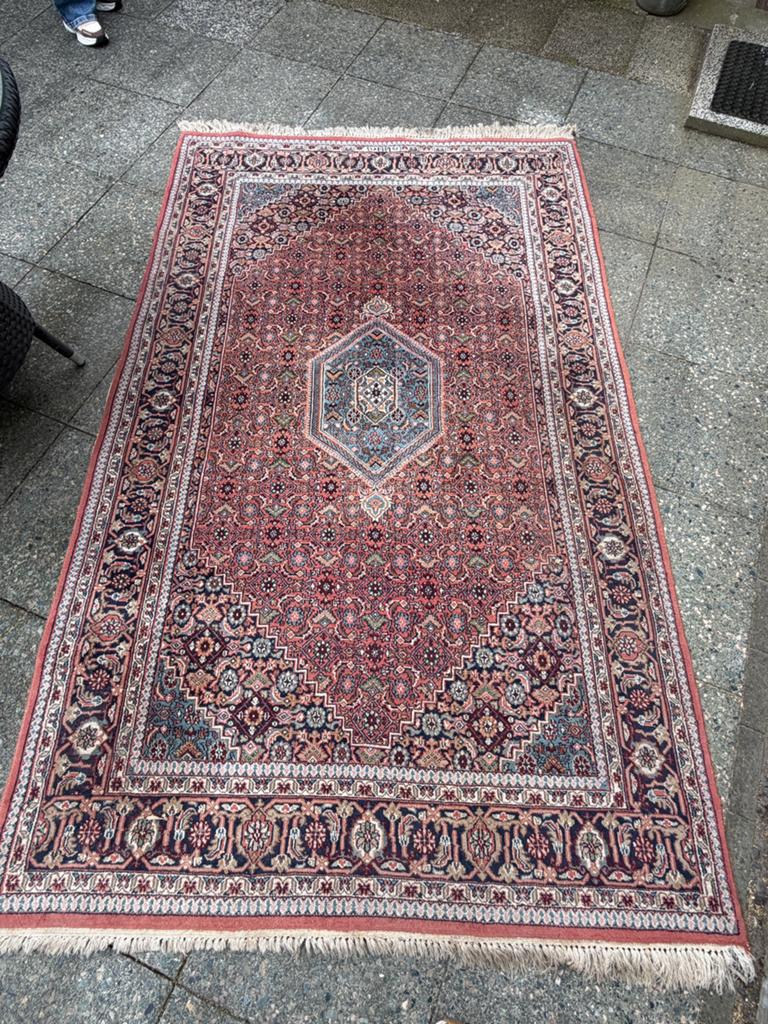 Bidjar handgeknoopt tapijt, Ophalen, Gebruikt, Overige kleuren, 200 cm of meer