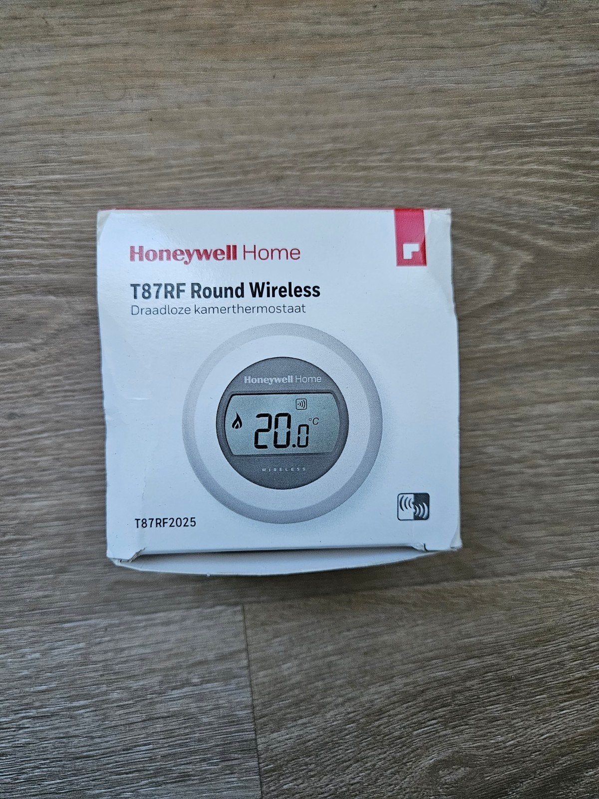Honeywell Home T87RF Round Wireless Kamerthermostaa, Ophalen of Verzenden