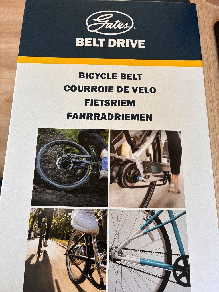 CDX Belt Riem 120T, Ophalen, Fatbike, Nieuw, Derailleur of Ketting