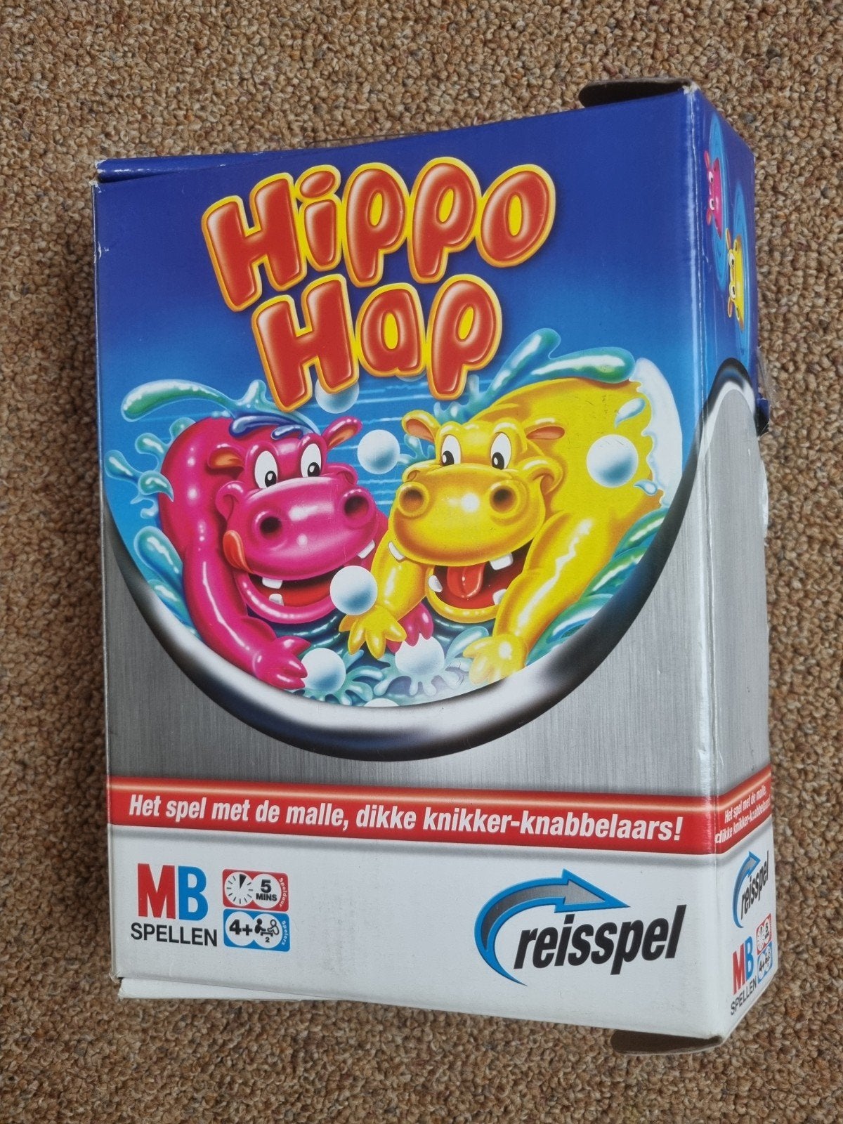Hippo Hap spel (reiseditie), MB Spellen, Een of twee spelers, Ophalen of Verzenden, Zo goed als nieuw
