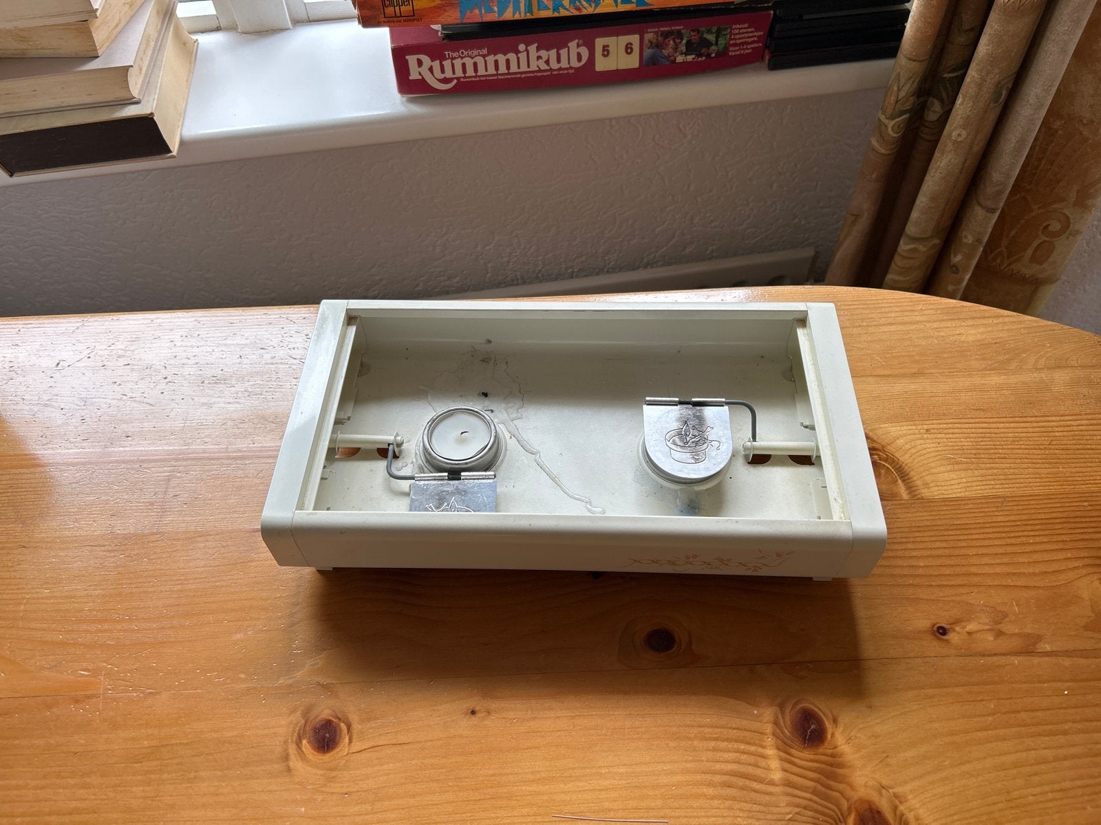 Vintage elektrische voedselwarmer / rechaud, Ophalen, Gebruikt