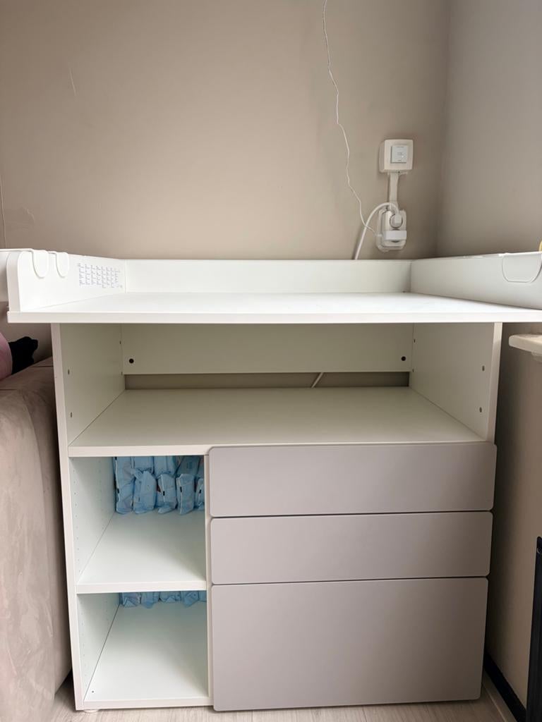 Ikea Småstad commode met lades en opbergruimte, Ophalen, 70 cm of meer, Opstaande rand, 100 cm of meer