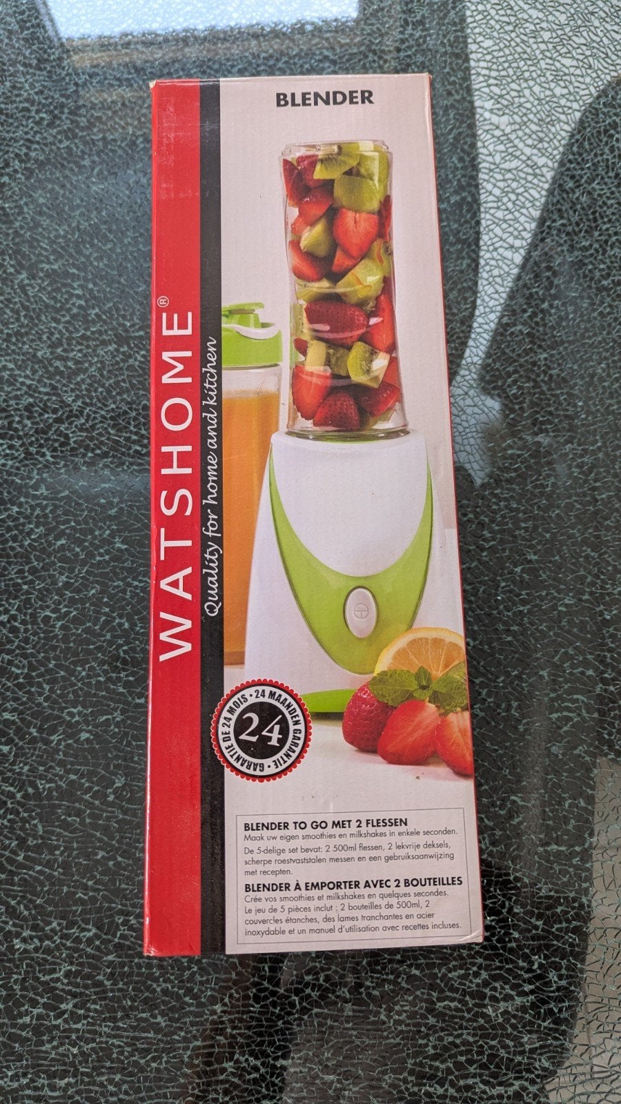 Blender Smoothie maker met 2 afsluitbare bekers ready to go, Ophalen, Zo goed als nieuw, Blender