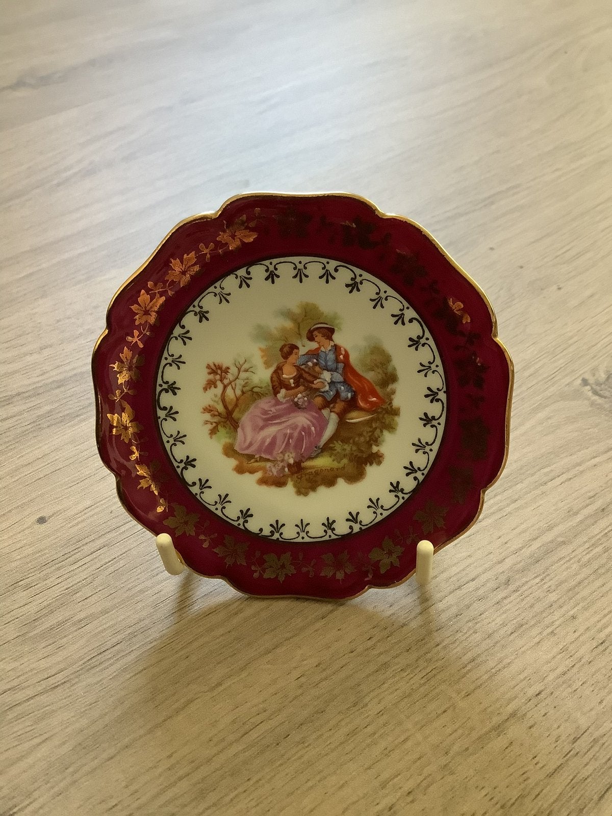 Limoges porseleinen bordje, Ophalen of Verzenden