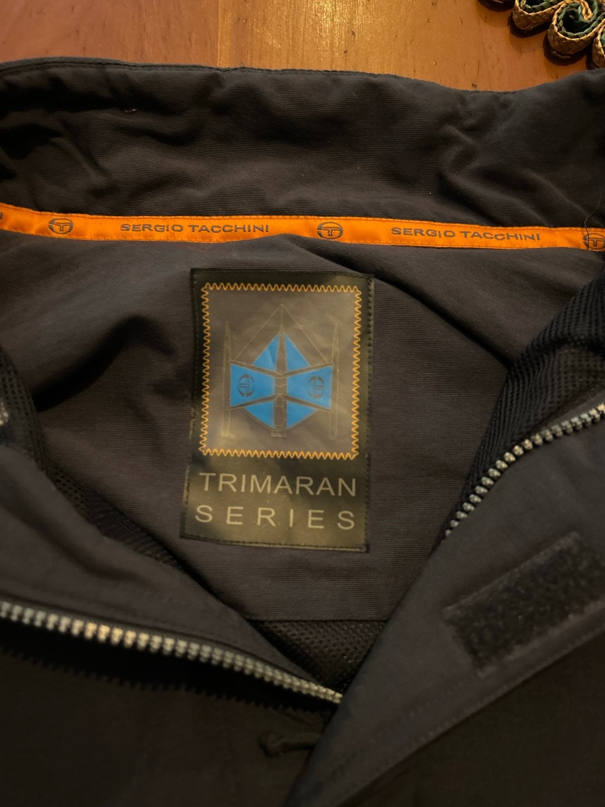 Sergio Tacchini Zeil Parka - Staalblauw - Maat XL, Ophalen of Verzenden, Zo goed als nieuw, Maat 56/58 (XL), Blauw