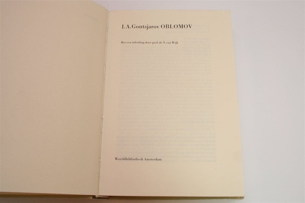 Oblomov — Russische Rentenier en zijn Legendarische Luiheid, Ophalen of Verzenden, Gelezen