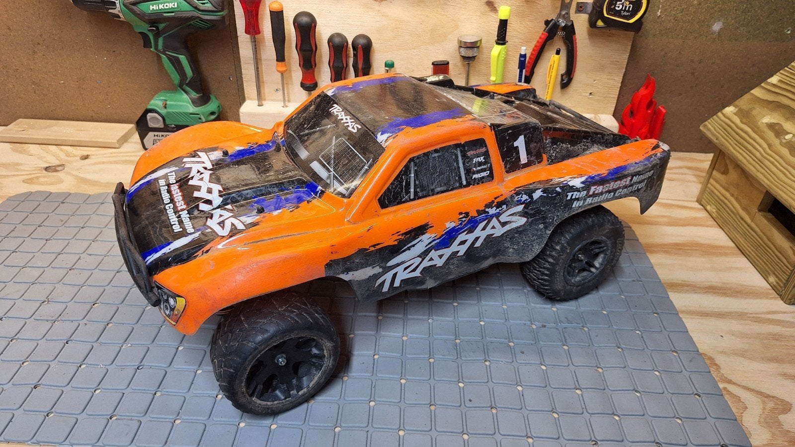 Traxxas Slash 4x4 VXL RC auto, Gebruikt, Auto offroad, Schaal 1:10, RTR (Ready to Run)