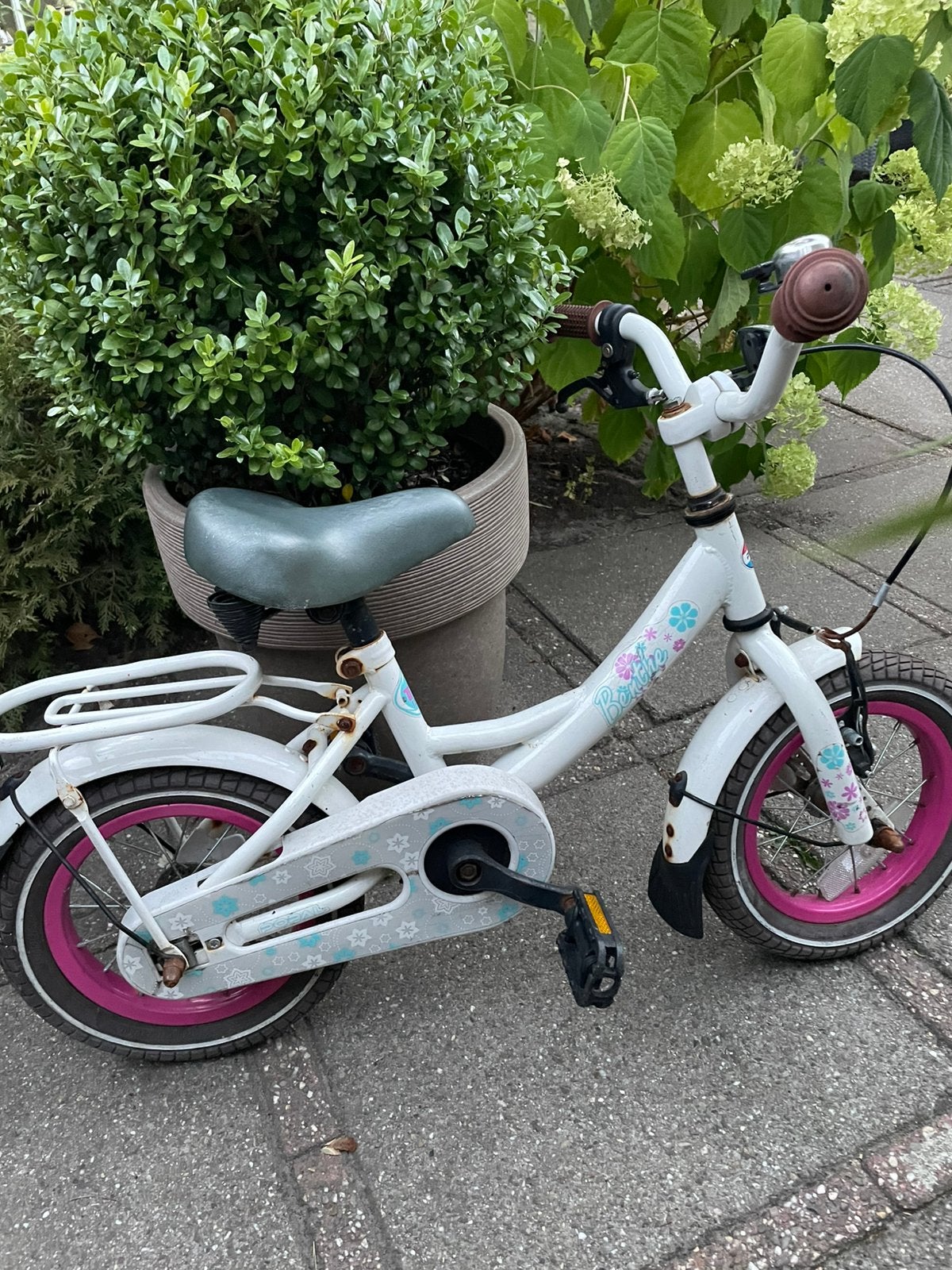 Super stoere Popal kinderfiets (12 inch)., Ophalen, Terugtraprem, Gebruikt, Minder dan 16 inch