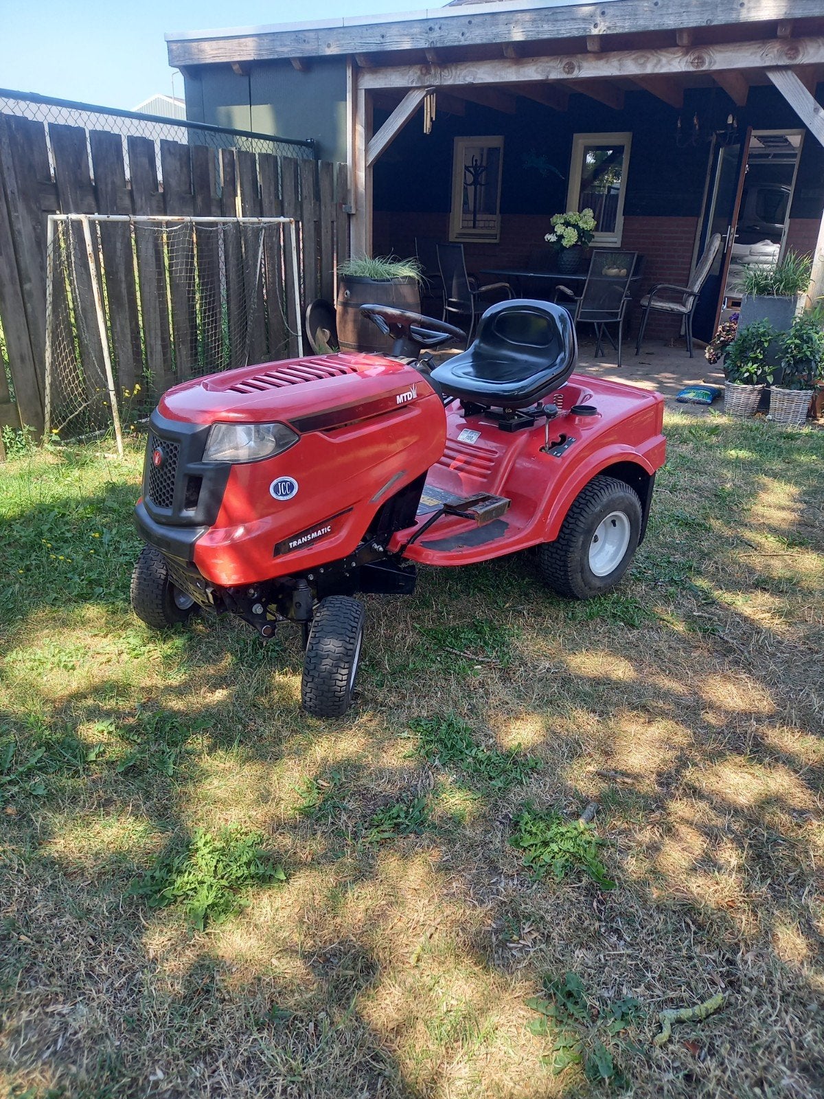 Zitmaaier zonder maaidek, MTD, Tuin en Terras, Zitmaaiers, Ophalen, Gebruikt, MTD, Minder dan 90 cm