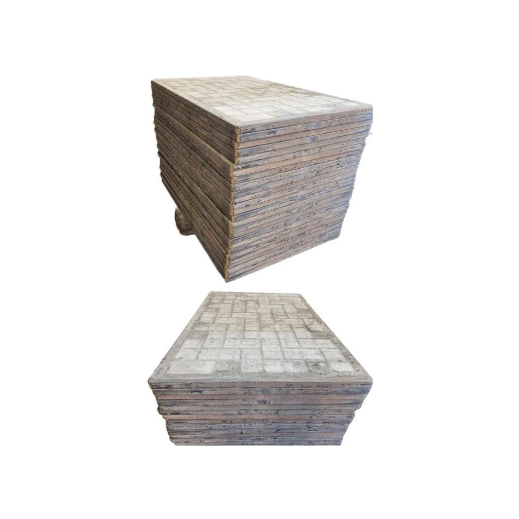 Steenschotten - Massief kunststof - AANBIEDING, Tuin en Terras, Palen, Balken en Planken, Ophalen, Zo goed als nieuw, Minder dan 180 cm