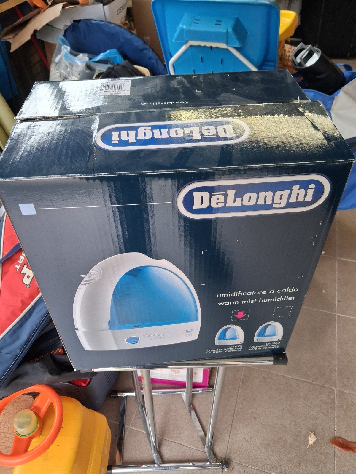 DeLonghi Luchtbevochtiger - Warm Mist Humidifier, Witgoed en Apparatuur, Luchtbehandelingsapparatuur, Ophalen of Verzenden, Gebruikt