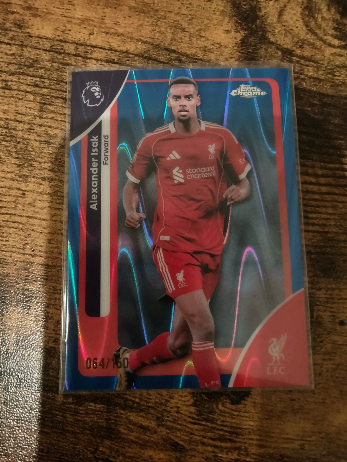 Alexander Isak Topps Chrome Voetbal Spelerskaart, Ophalen of Verzenden, Zo goed als nieuw, Buitenlandse clubs, Spelerskaart