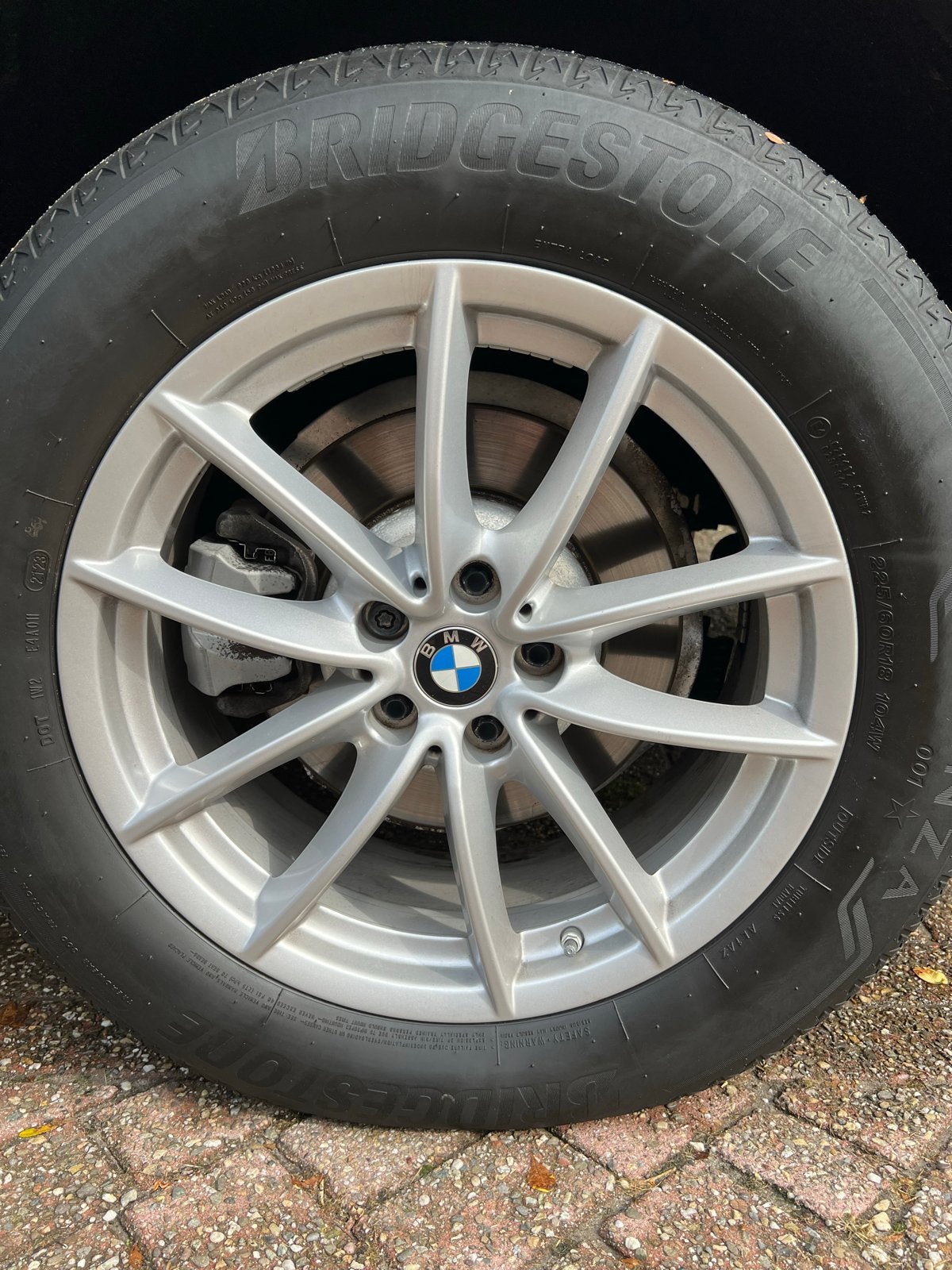 BMW X3 18 inch velgen met TPMS sensoren, Ophalen, 18 inch, Gebruikt, Banden en Velgen
