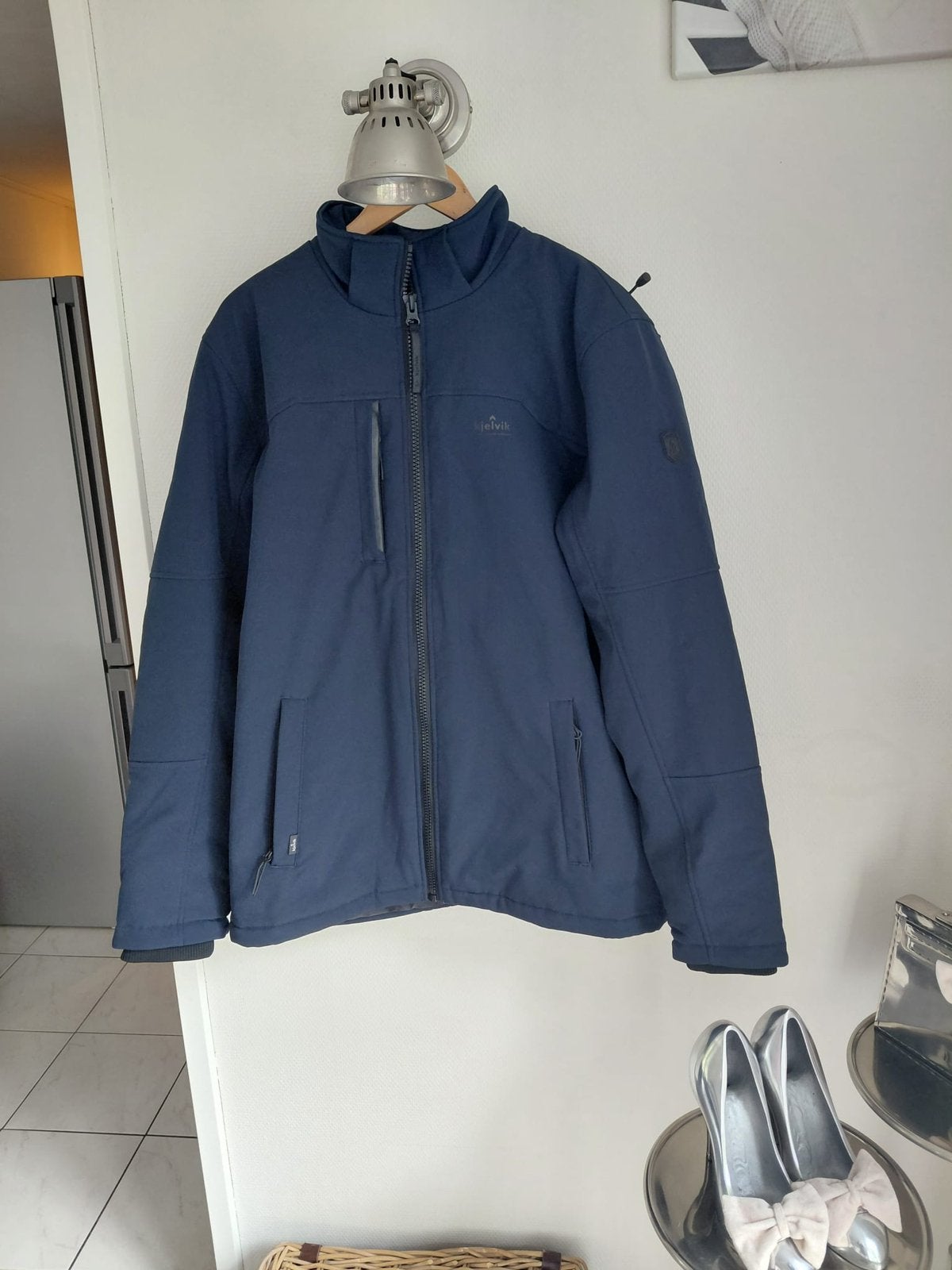Kjelvik heren blauw jas maat xl als nieuw, Ophalen of Verzenden, Zo goed als nieuw, Maat 56/58 (XL), Blauw