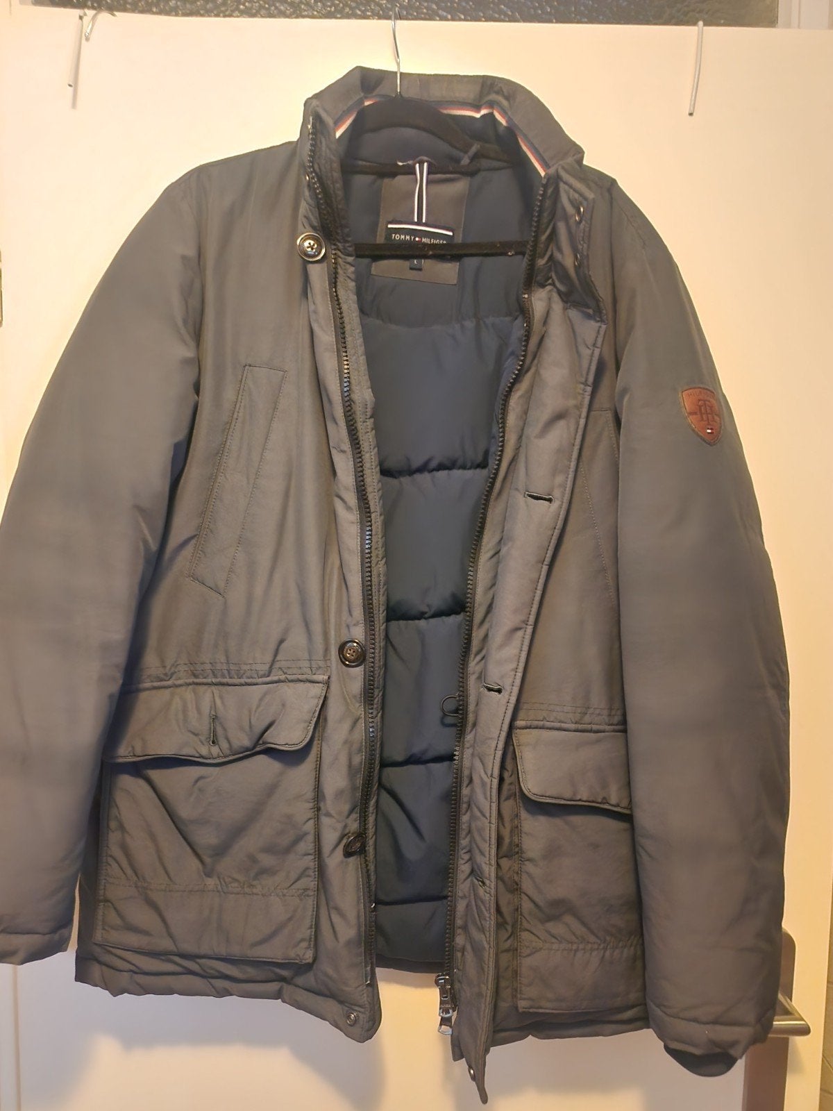 Tommy hilfiger jas, Ophalen, Maat 52/54 (L), Blauw, Tommy Hilfiger