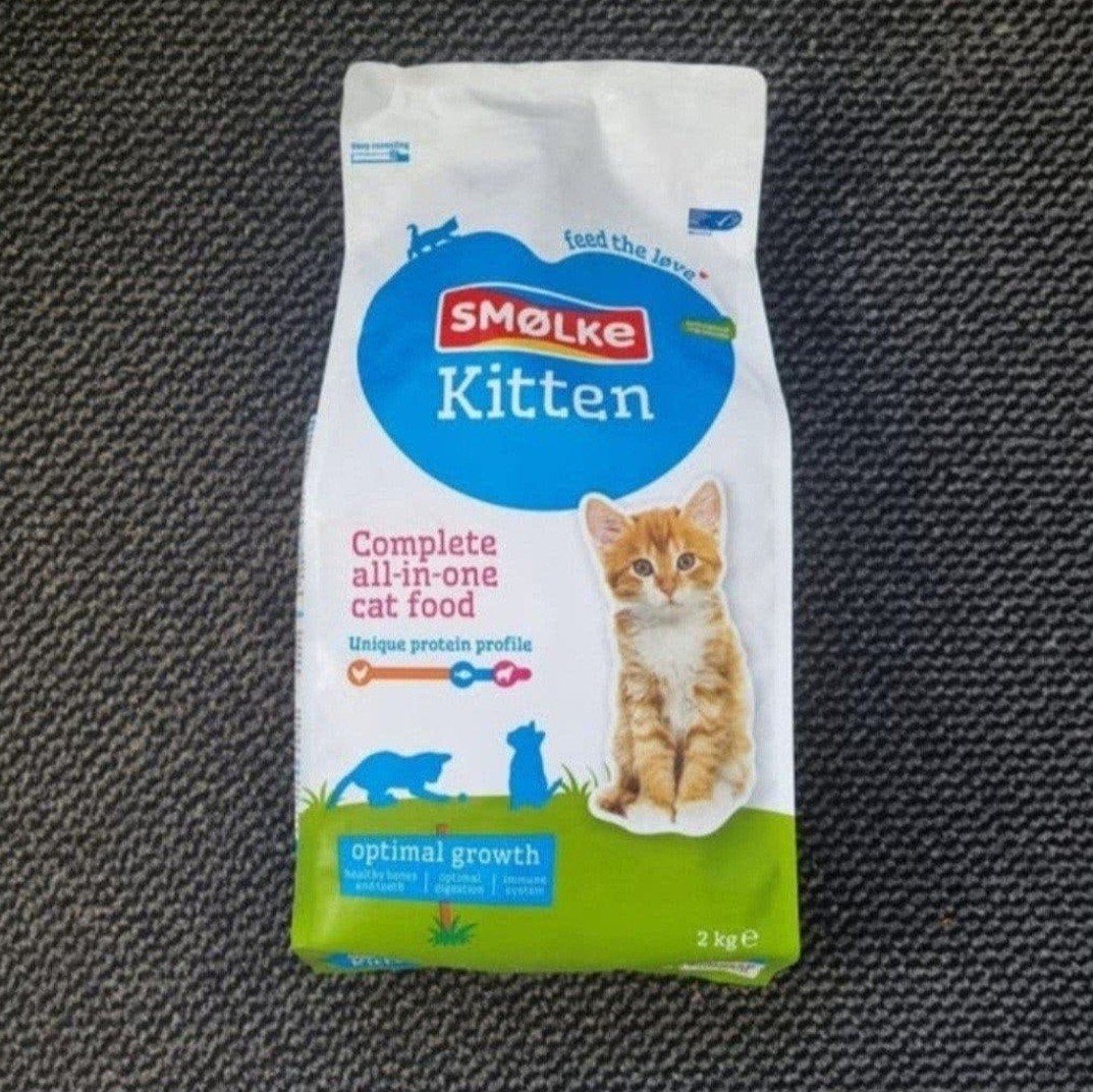 Smolke kitten brokjes kattenvoer 2 kg, Ophalen of Verzenden, Kat