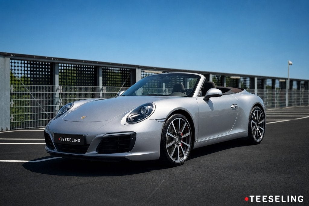 Porsche 911 Cabrio 3.0 Carrera S | Sportuitlaat | GT Silver, Auto's, Porsche, Bedrijf, Te koop, ABS, Airbags, Airconditioning