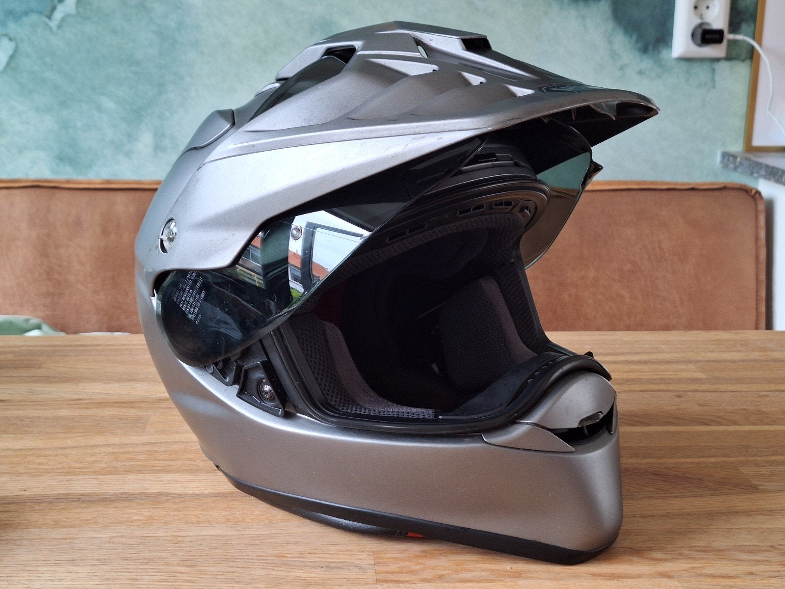 Shoei Adventure helm maat S, Motoren, Ophalen of Verzenden, Integraalhelm, S, Shoei