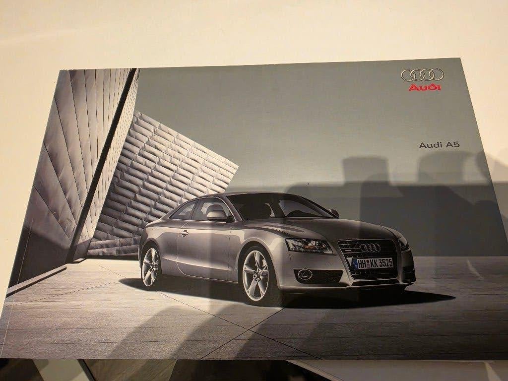 Audi A5 coupe 2008 folder, Onbekend, Ophalen of Verzenden, Zo goed als nieuw, Audi