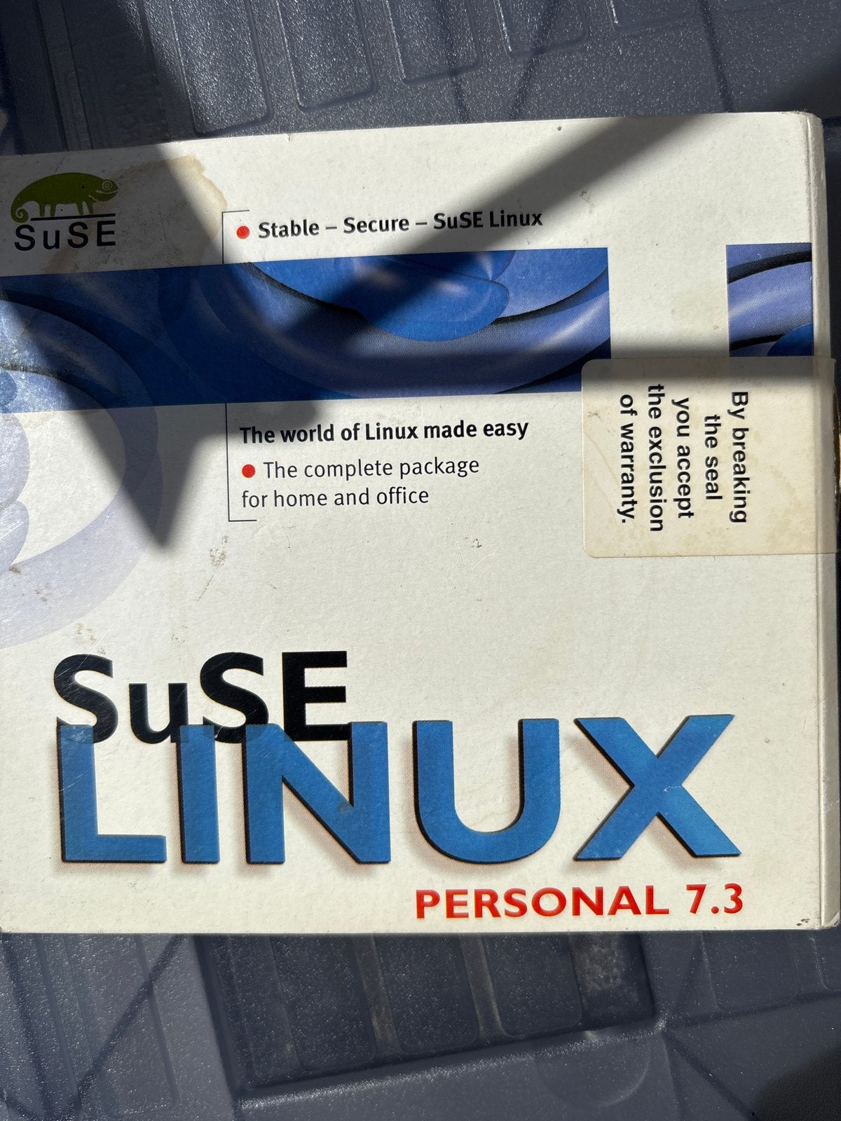SuSE Linux Personal 7.3 - Vintage Besturingssysteem, Computers en Software, Ophalen of Verzenden, Zo goed als nieuw, Windows