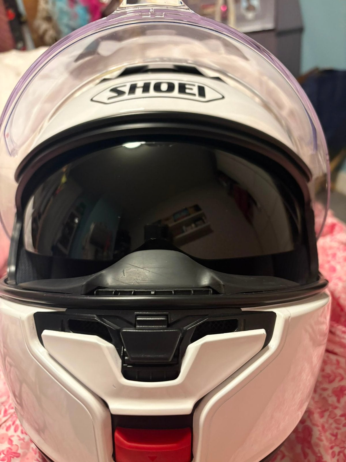 Shoei Neotec 3 - Wit - Maat XL, Motoren, Kleding | Motorhelmen, Ophalen, Systeemhelm, Heren, XL