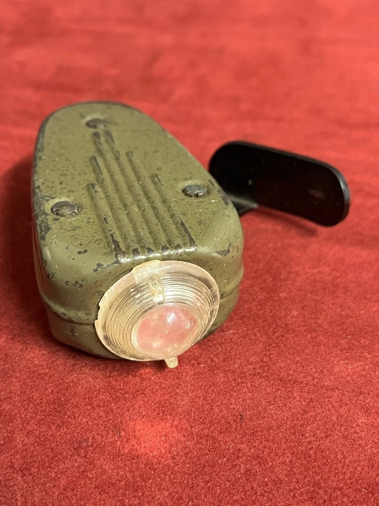 Vintage Philips type 7424-03 knijpkat , zaklamp . werkt !, Ophalen of Verzenden, Nederland