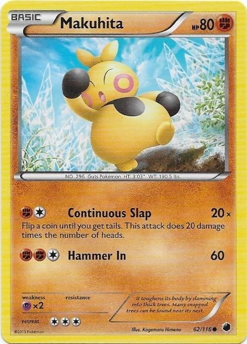 Plasma Freeze,  Makuhita [common] 62/116, Verzenden, Nieuw, Losse kaart