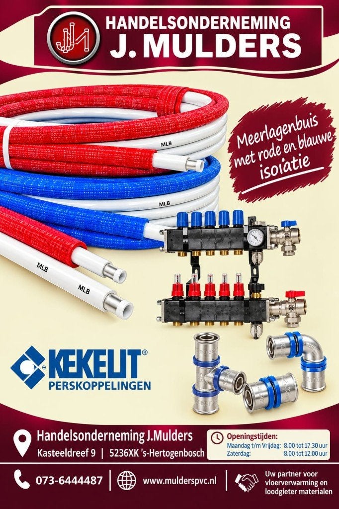 Meerlagenbuis/MLB buis/vloerverwarming/warmtepomp/verdeler