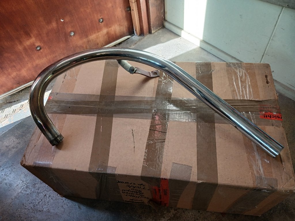Triumph 3TA set uitlaatbochten, Motoren, Ophalen of Verzenden, Gebruikt