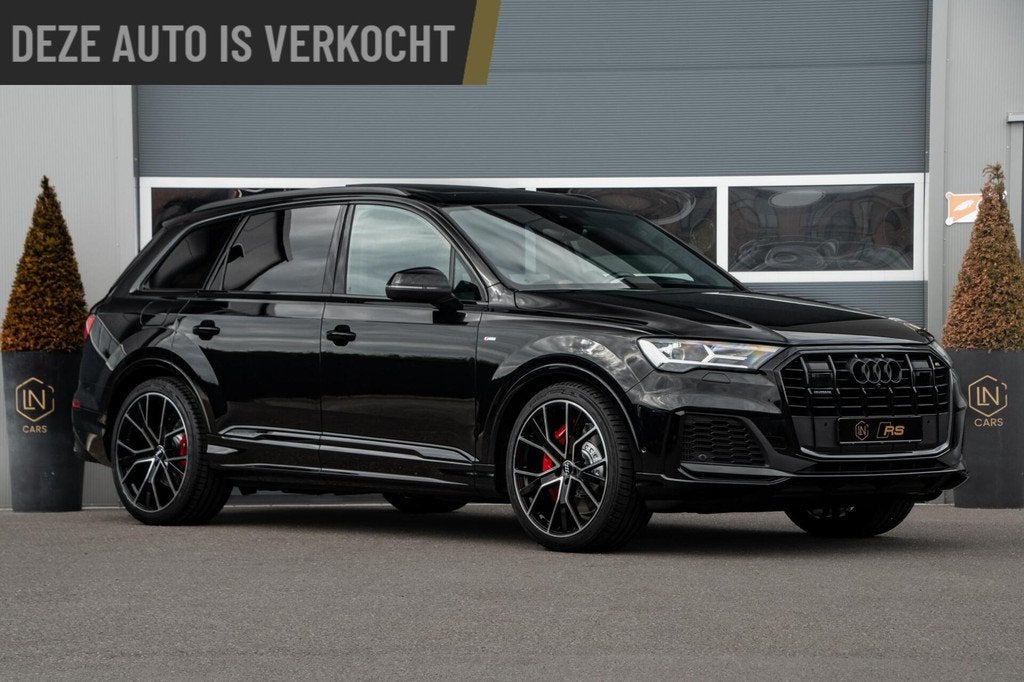 Audi Q7 55 TFSIe quattro S Line|Massage|HUD|PANO|Alcantara, Automaat, Gebruikt, 2995 cc, Met garantie (alle)