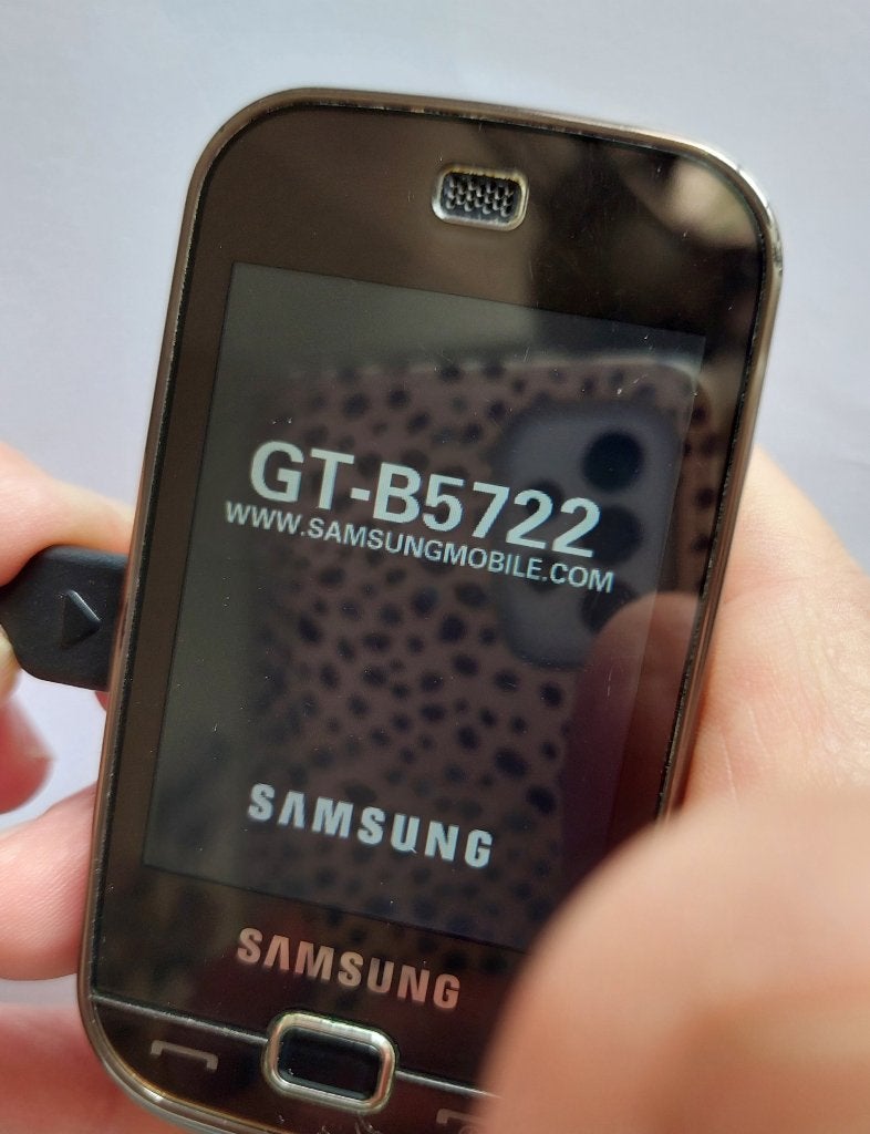 Samsung  GT-5722  dubbel simm-slot smartphone, Overige modellen, Zwart, 3 tot 6 megapixel, Ophalen of Verzenden