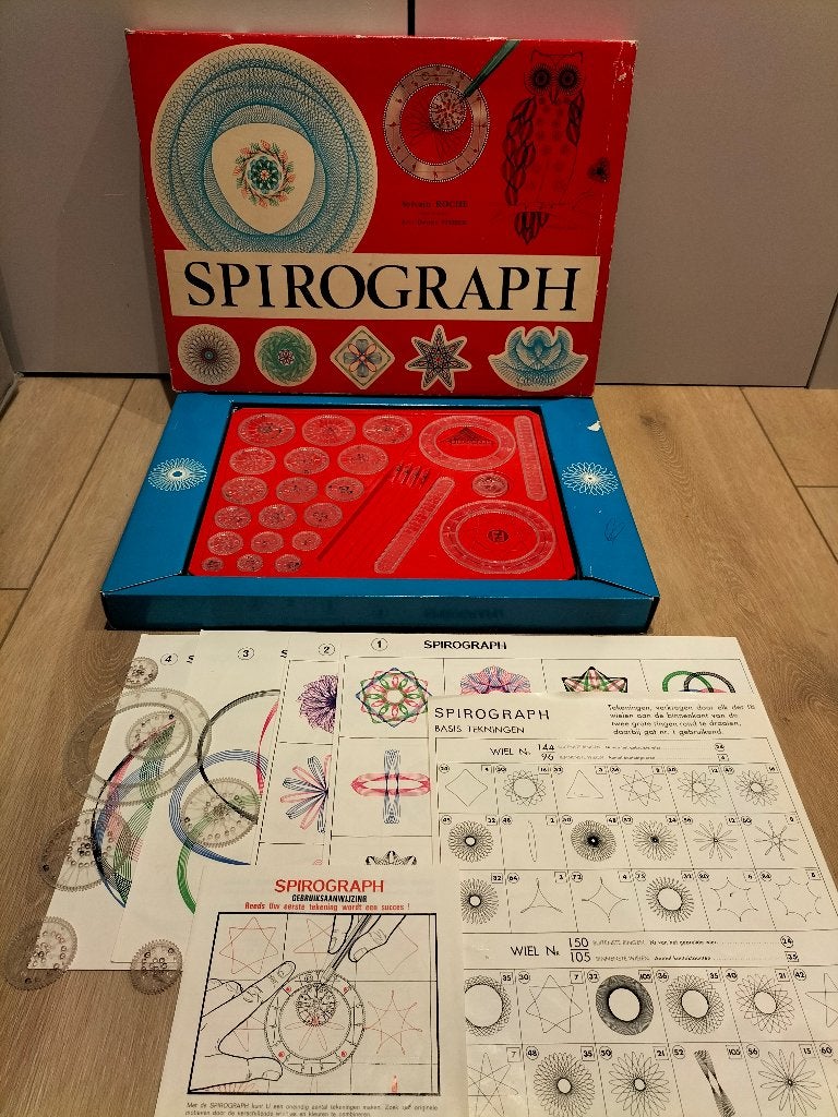 Spirograph - Roche en Denys Fisher - vintage jaren 60/70, Ophalen of Verzenden, Gebruikt