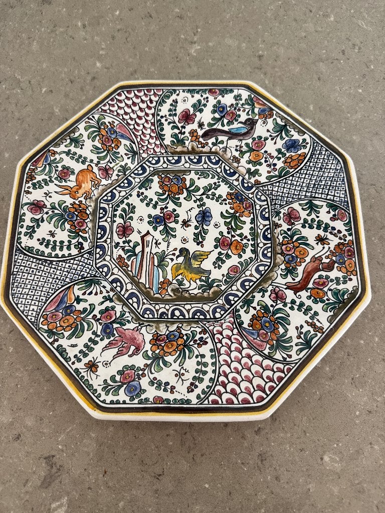 Frans Faïence de Filles‑wandbord – handbeschilderd aardewerk, Ophalen of Verzenden