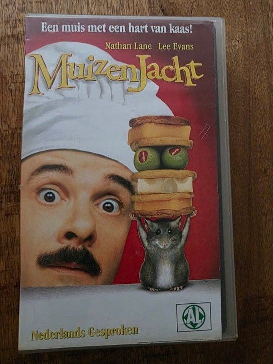 MUIZENJACHT VHS - Nederlands Gesproken, Cd's en Dvd's, VHS | Film, Alle leeftijden, Ophalen of Verzenden, Gebruikt, Komedie