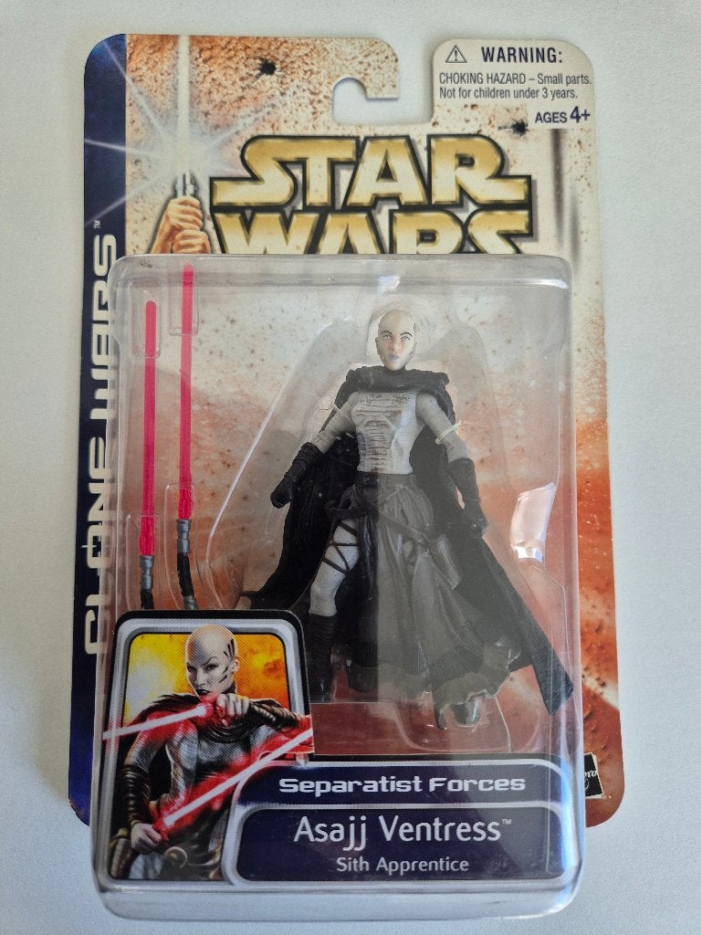 Star Wars CW 2003 Asajj Ventress Sith Apprentice, Ophalen of Verzenden, Nieuw, Actiefiguurtje