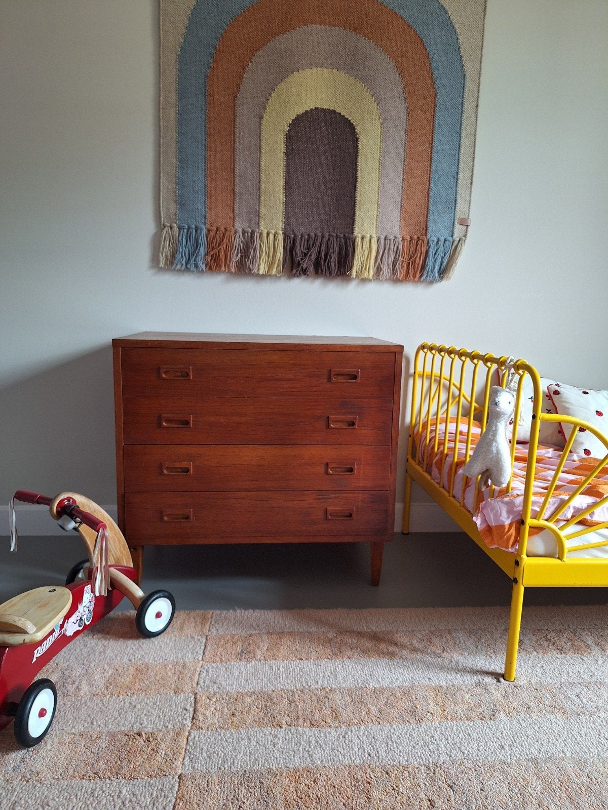 Vintage Deens Teak Dressoir ladekast Jaren '60 met Zwaluwsta, Ophalen