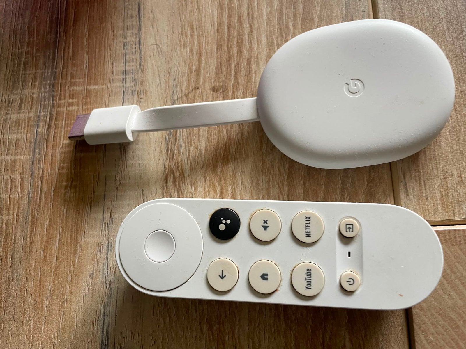 Google Chromecast HD (Met Google TV), Audio, Tv en Foto, Mediaspelers, Ophalen, Zo goed als nieuw, HDMI, Minder dan 500 GB